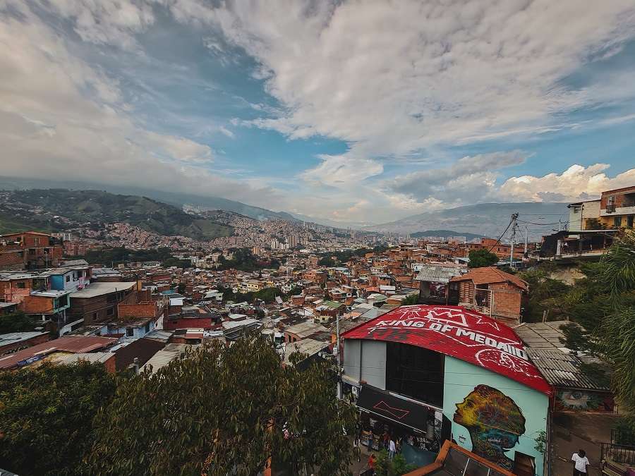 Vista de Medellín, na Colômbia. Foto: Michael Pointner