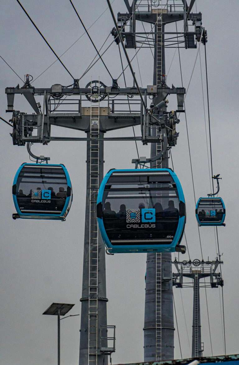 Cablebús, Cidade do México. Foto: Gabo Orozco Lucio