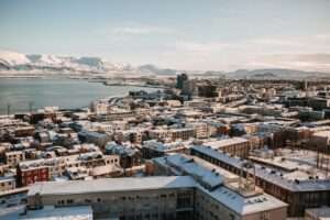Cidade de Reykjavik, capital da Islândia. Foto: Pavel Danilyuk